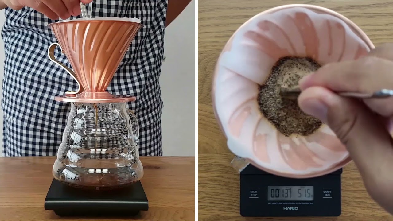 [180 Coffee Roasters - 60 Seconds] Yul Decaf x Hario V60 Copper
