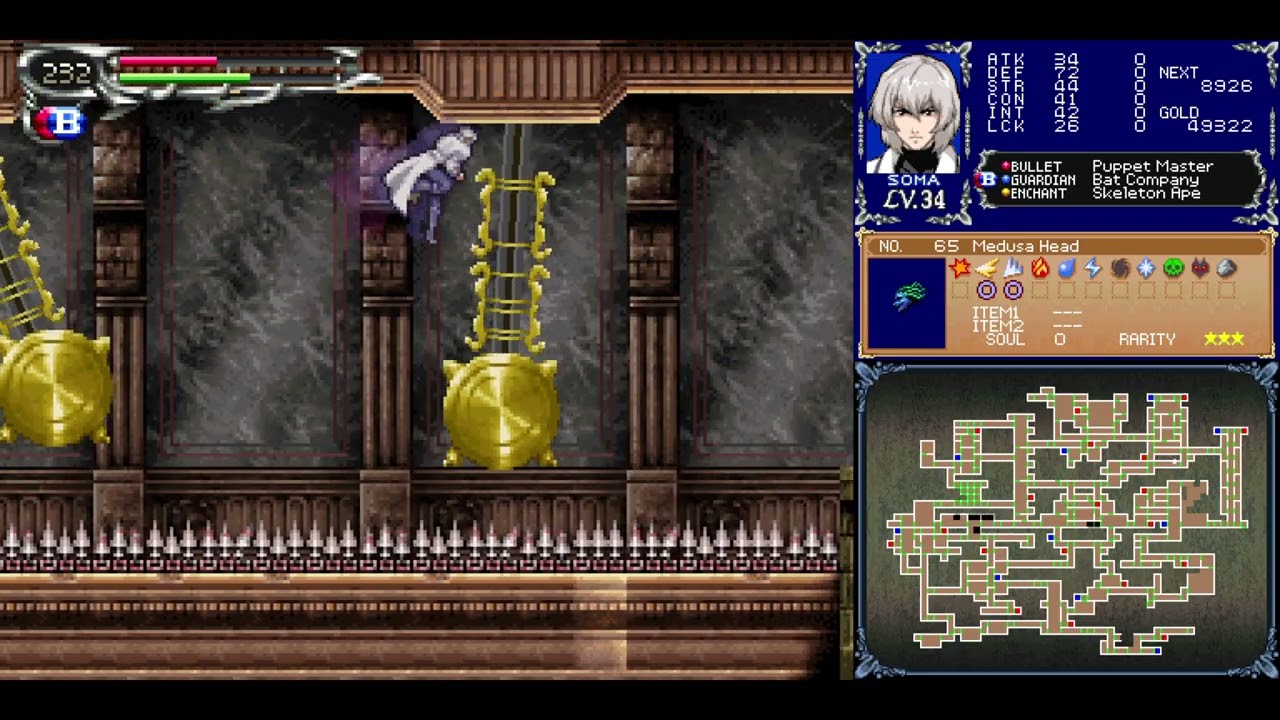 Dawn of Sorrow Hard Playthrough - Castlevania Dominus Collection_20260103213600