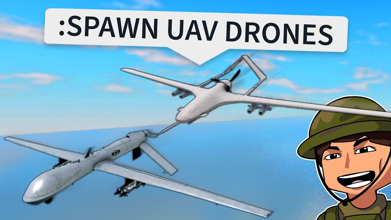 ROBLOX War Tycoon Funny Moments (UAV DRONES)