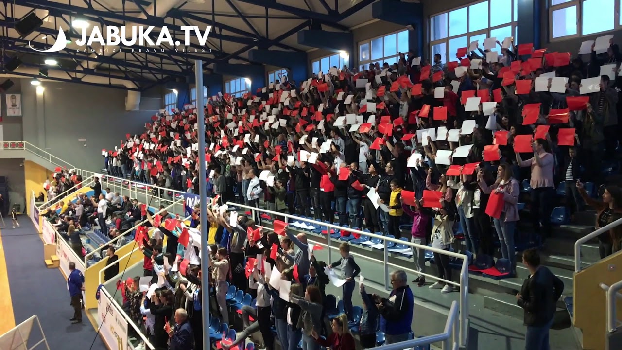 Veličanstvena atmosfera na Pecari [ HKK &Scaron;iroki VS Spars ] - 16.05.2019