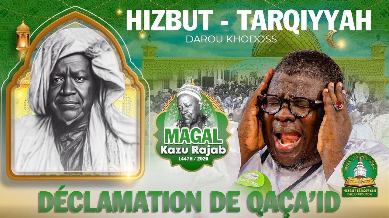 🔴En Direct Kazu Rajab 1447H -2026| Déclamation de Qaca'id KURELS Hizbut Tarqiyyah Darou KHOUDOSS