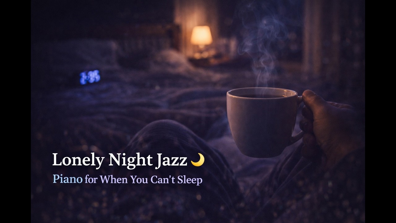 Lonely Night Jazz 🌙 | Piano for When You Can’t Sleep