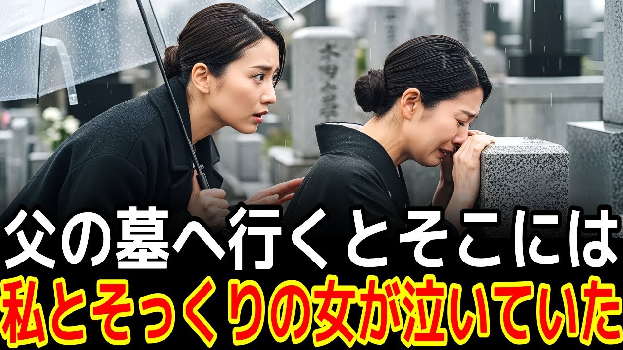 父の墓へ行くとそこには私とそっくりの女が泣いていた|感動の実話|衝撃の逆転劇|人生ドラマ|