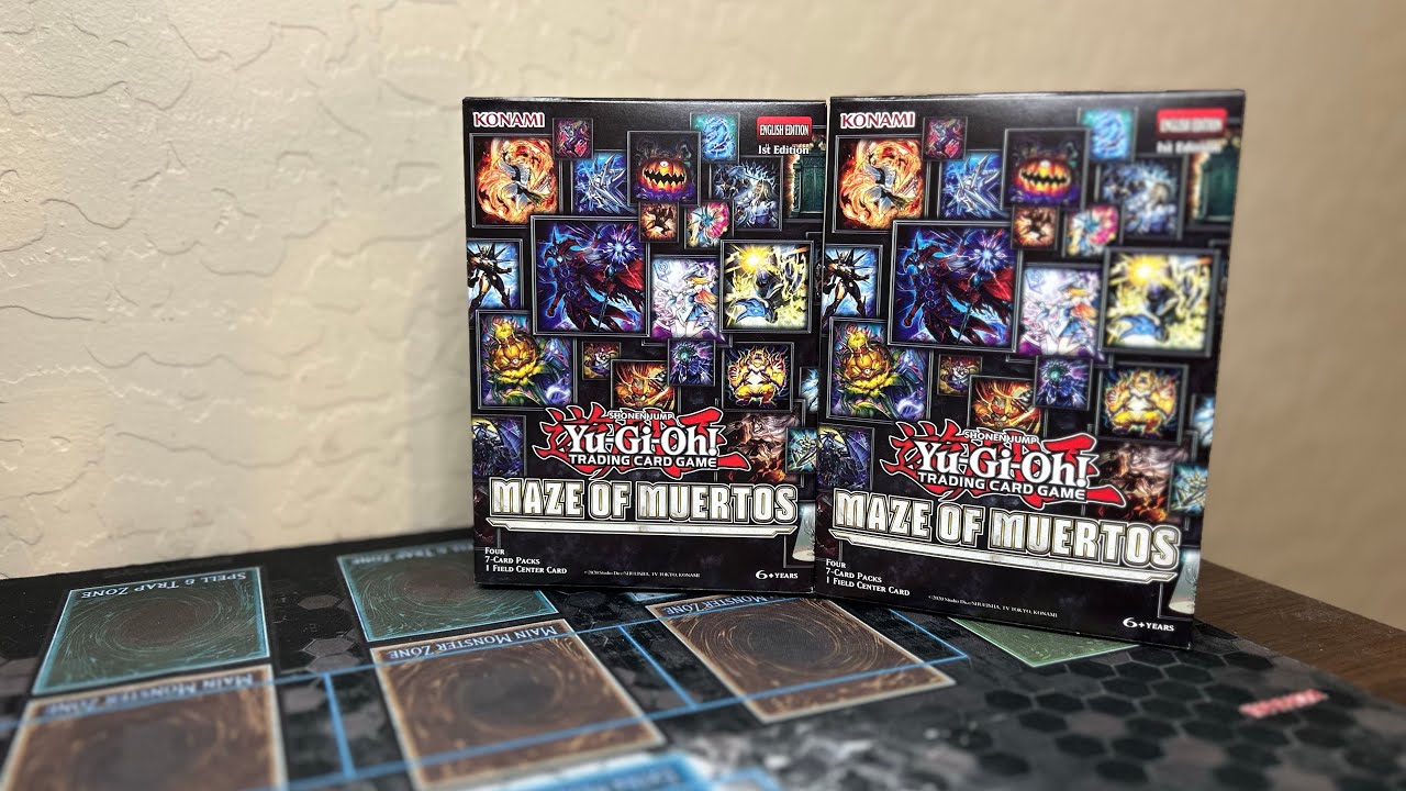 Распаковка мини-боксов Yu-Gi-Oh! Maze Of Muertos!!!