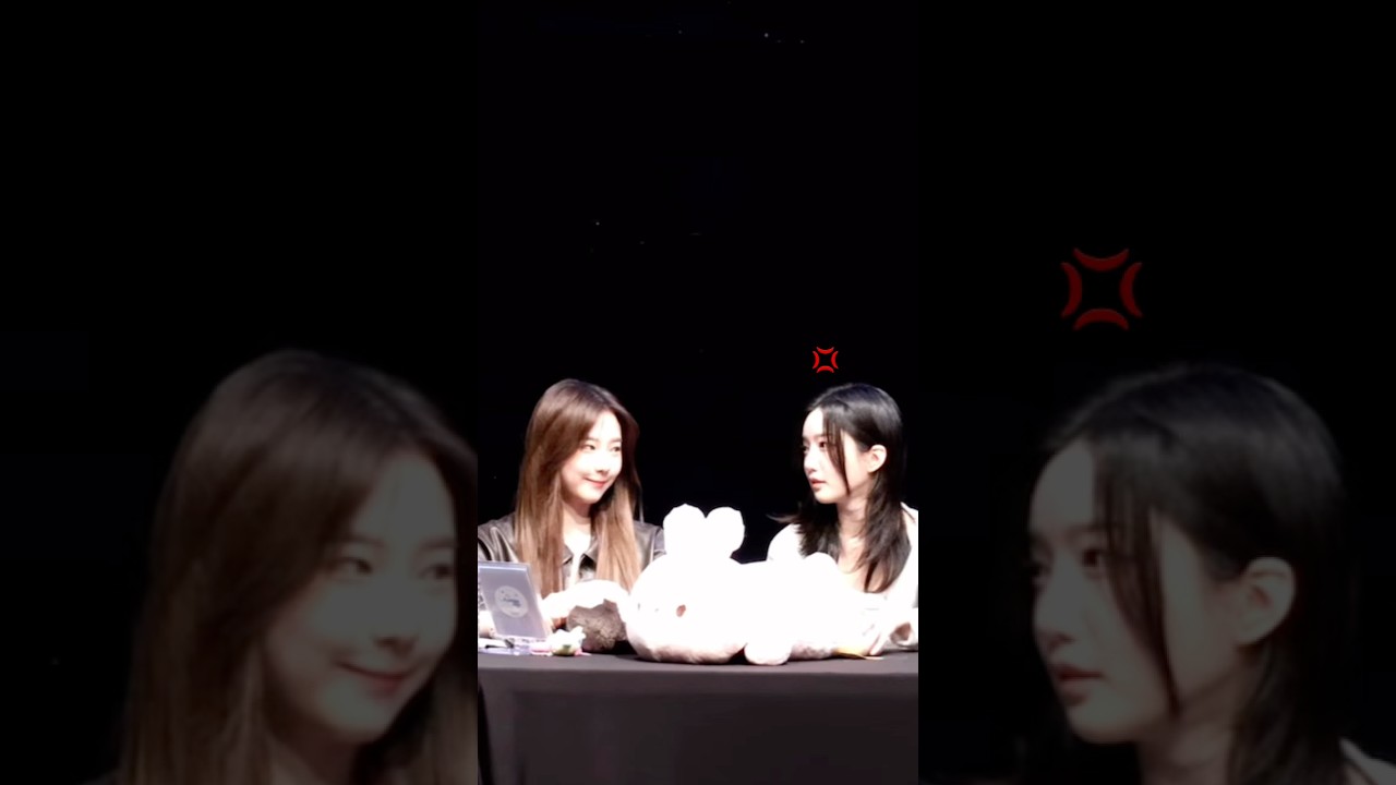 Hayeon is making Yooyeon unnie angry 🤣🤣 #triples #hayeon #yooyeon