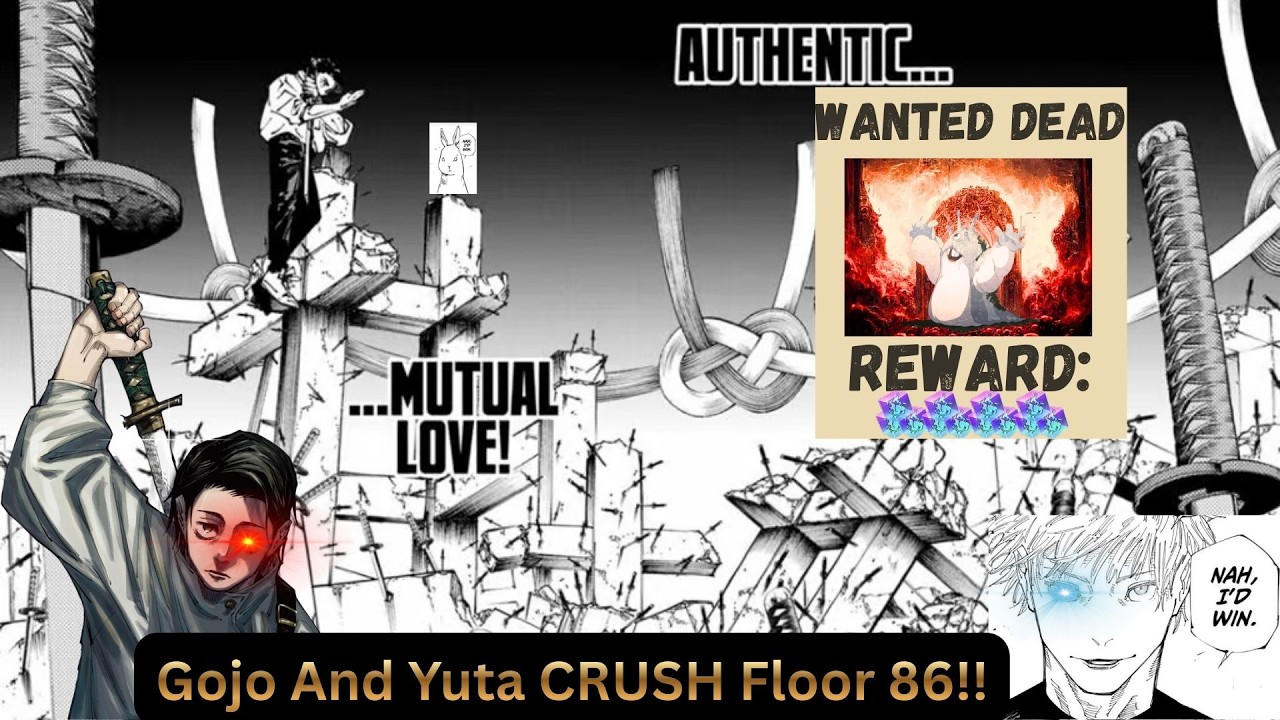 FLOOR 85 CLEAR!!!!!!! RED YUTA AND GOJO CRUSH THE DEVIL WITH THEIR OVERWHELMING CURSED ENERGY!!!!!!!