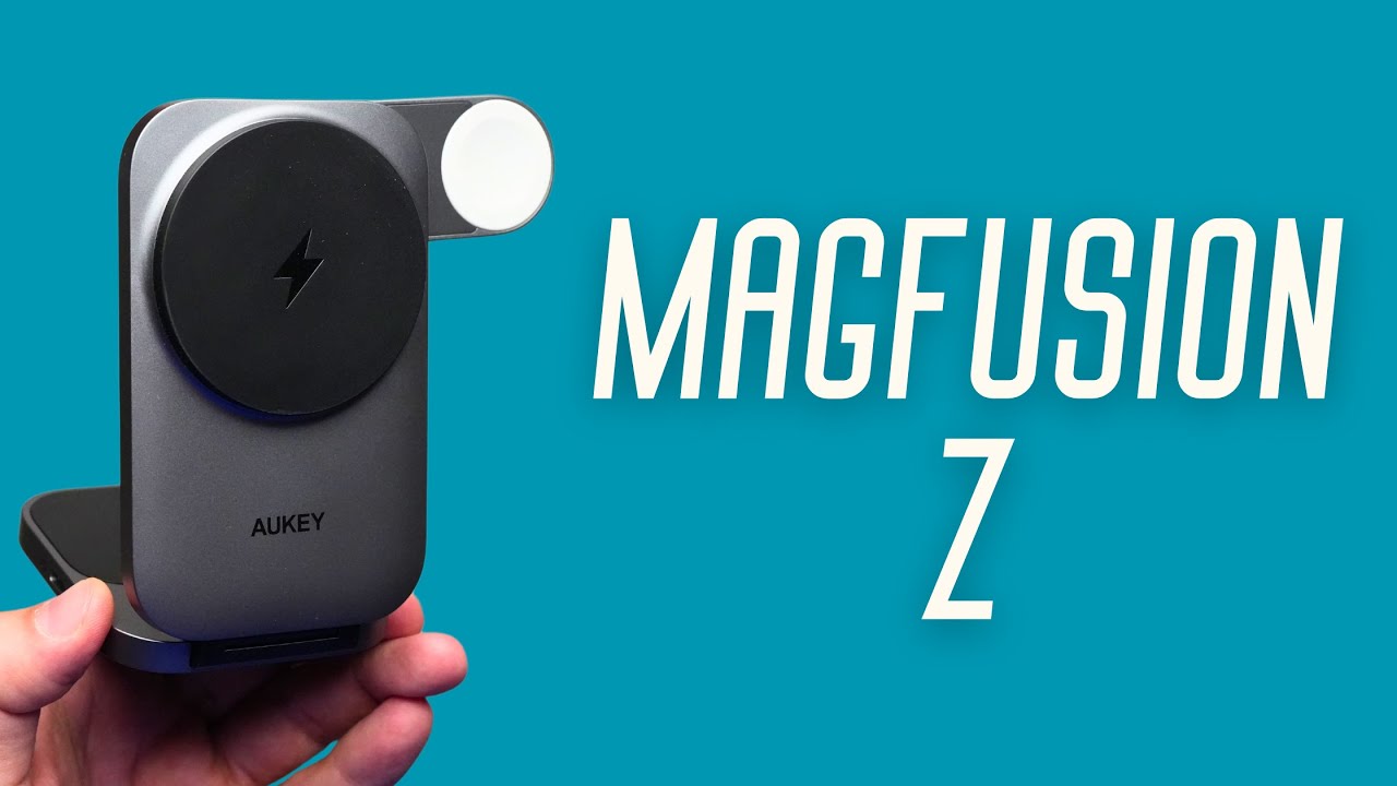 The THINNEST Qi2 MagSafe 3-in-1 Charger!! - Aukey Magfusion Z