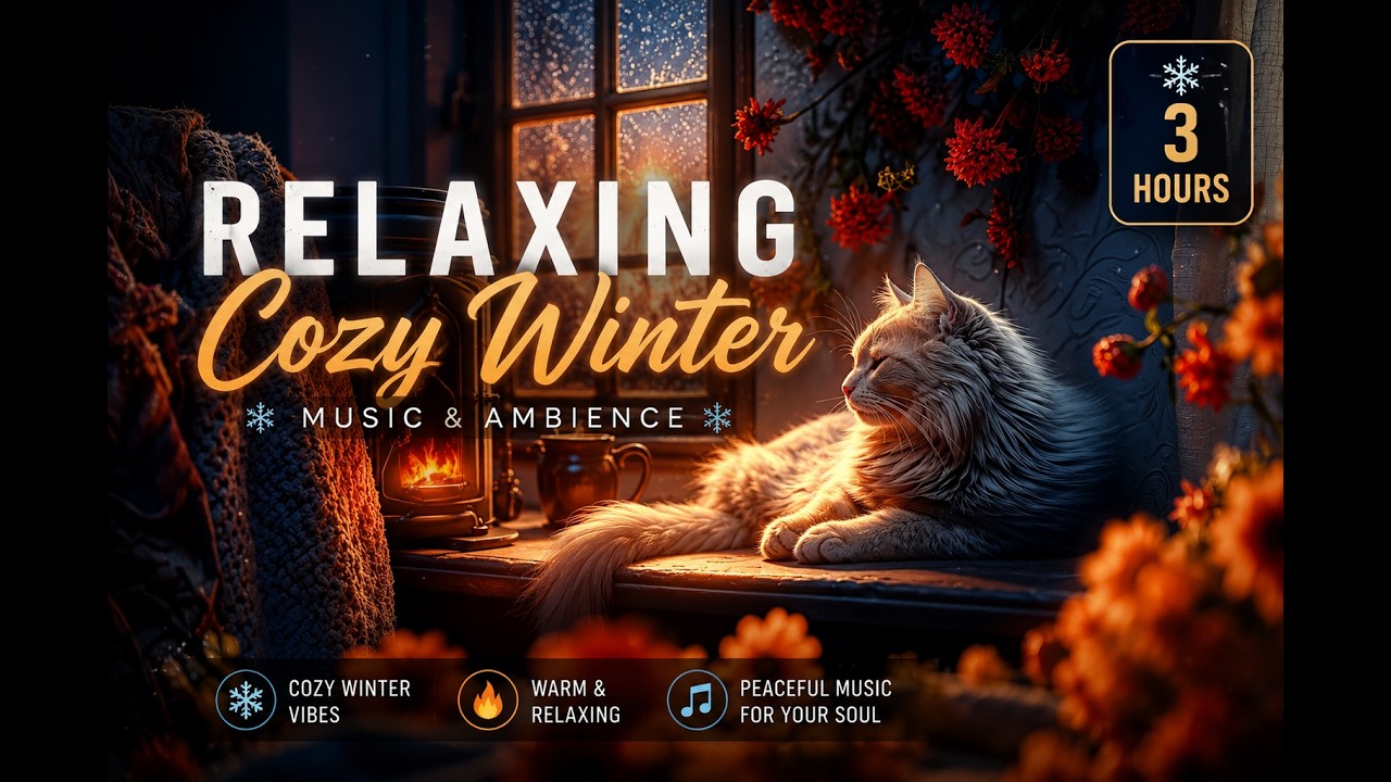 ❄️Relaxing Cozy Winter Music and Ambience...❄️