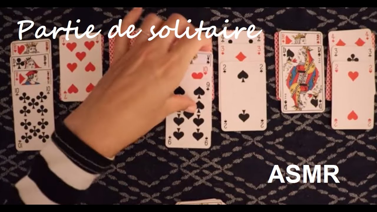 ASMR français - Jeu de solitaire