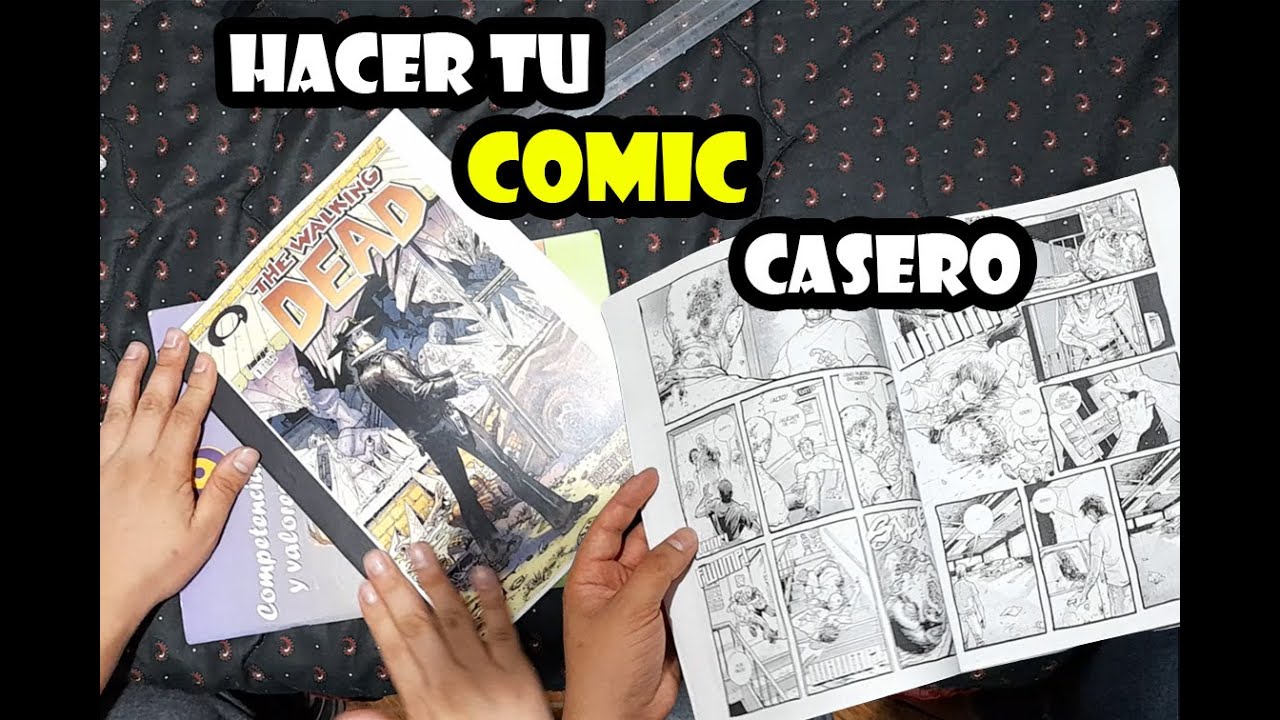 Como hacer un COMIC americano CASERO!!