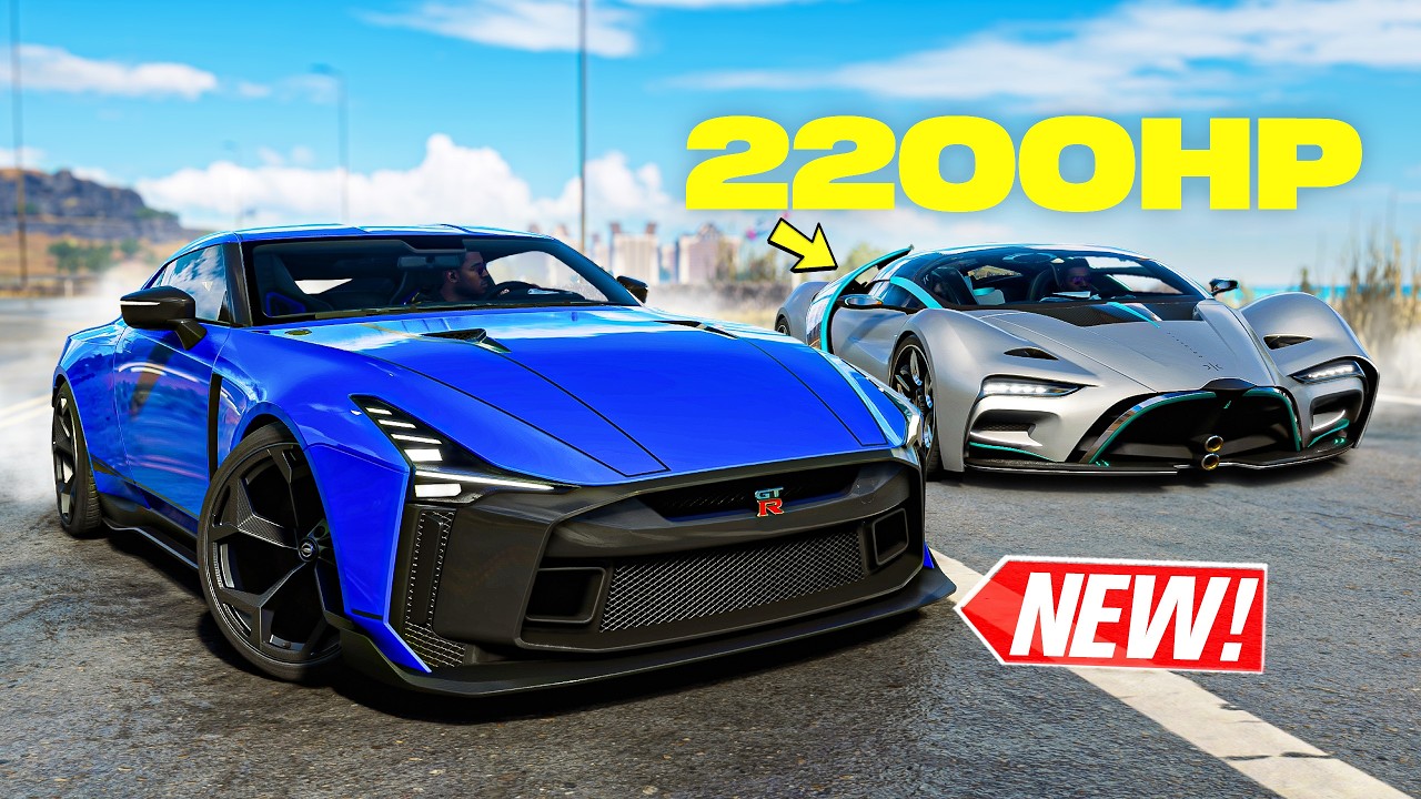 NEW $1,200,000 Nissan GTR-50 Italdesign & Hyperion XP-1 in The Crew Motorfest!
