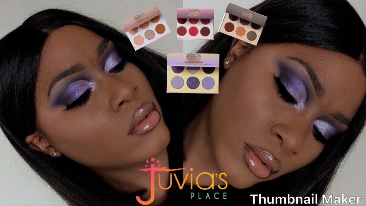JUVIAS PLACE MINI PALETTES REVIEW & TUTORIAL “THE VIOLETS”