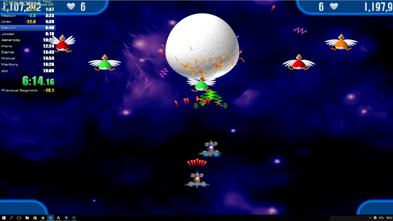 Chicken Invaders - speedrun - All 110 Waves (Novice) - 17:25 - 2 players WR
