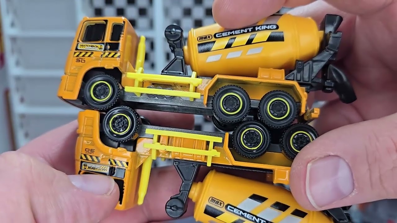 Распаковка: Набор Matchbox Real Working Rigs 2026 года - Микс 1