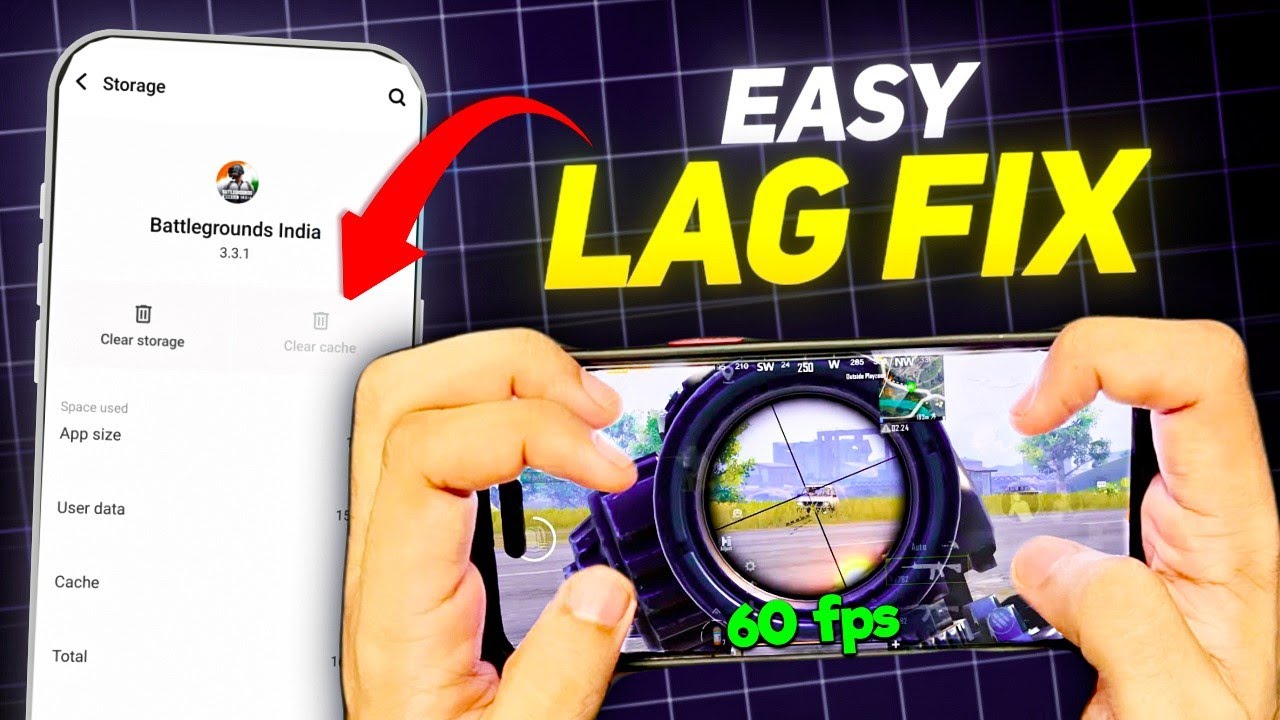 How To Play Lag Free BGMI in Low-End Device | Close Range Lag Fix Bgmi |Fix Lag & Framedrops in BGMI