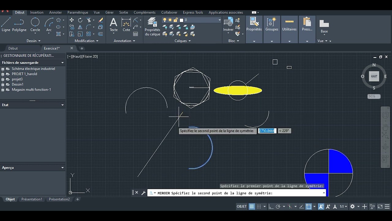 Conception de plan électrique BT avec Autocad_2