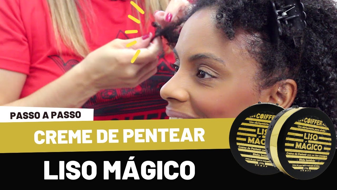 COIFFER - CREME DE PENTEAR | LISO M&Aacute;GICO (DEFININDO CACHOS)