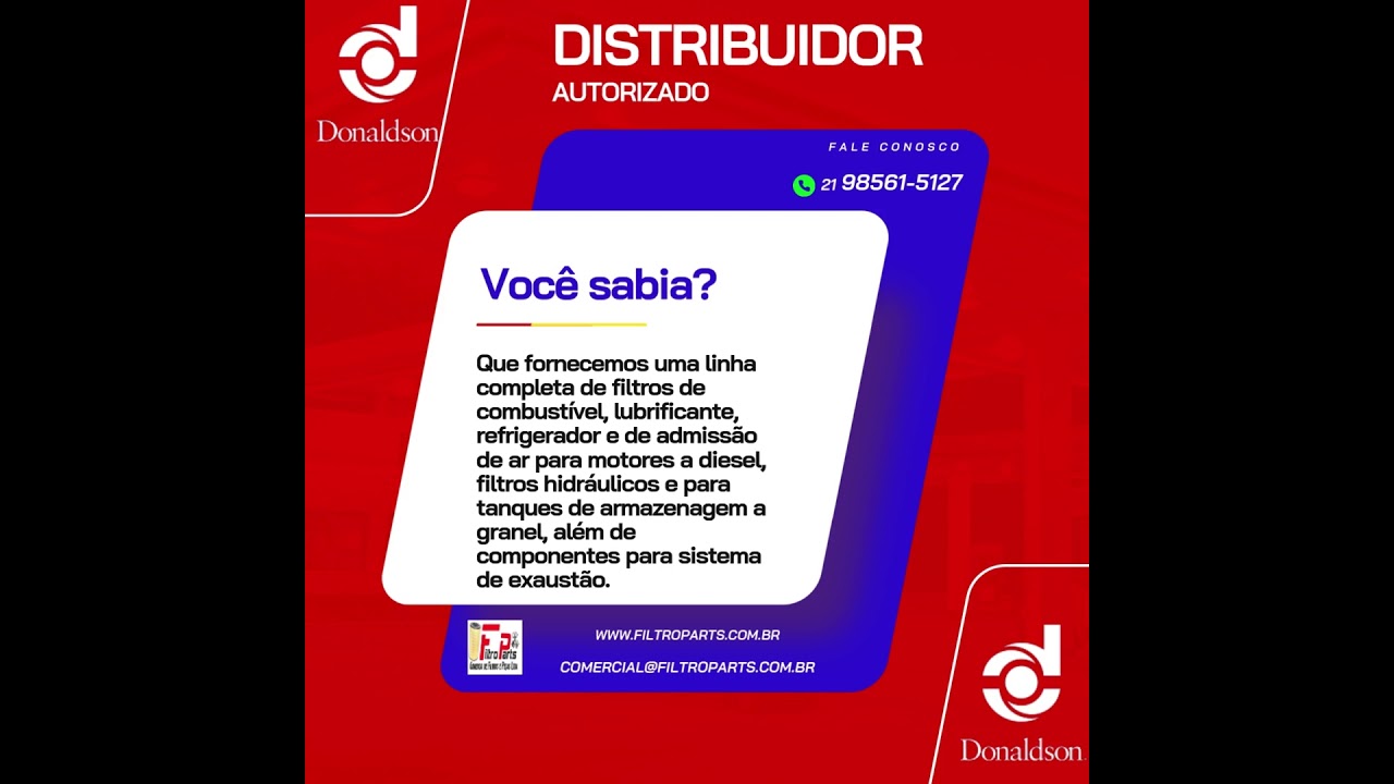 Distribuidor autorizado Donaldson filtros para motores a Diesel