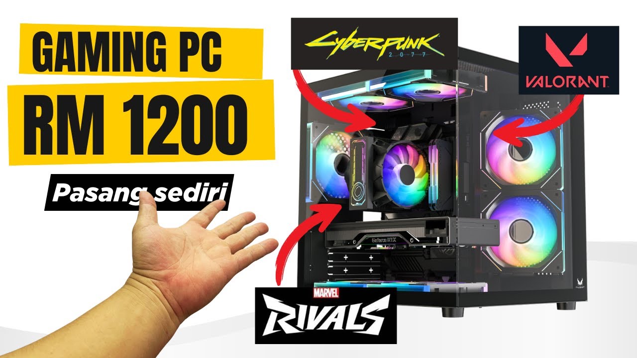 Bantu Fan dari Sabah buat Gaming PC bajet dalam RM1200