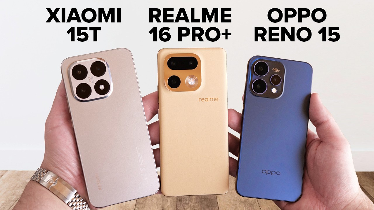 Что купить за 30 000 рублей? Обзор-сравнение Xiaomi 15T, Realme 16 Pro+, OPPO Reno 15