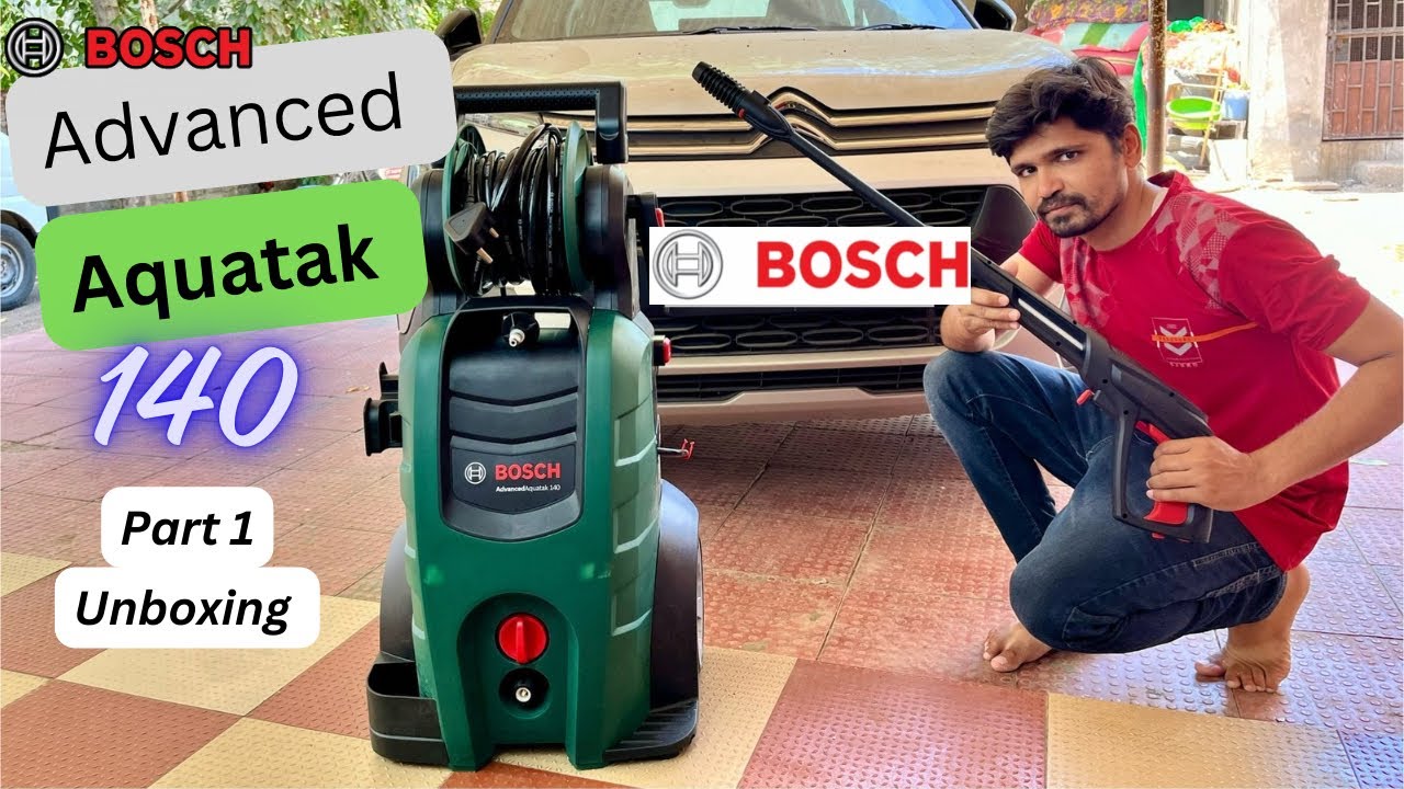 Bosch Advanced Aquatak 140 Pressure Washer Unboxing & Setup || Best Pressure Washer For Home Use ||