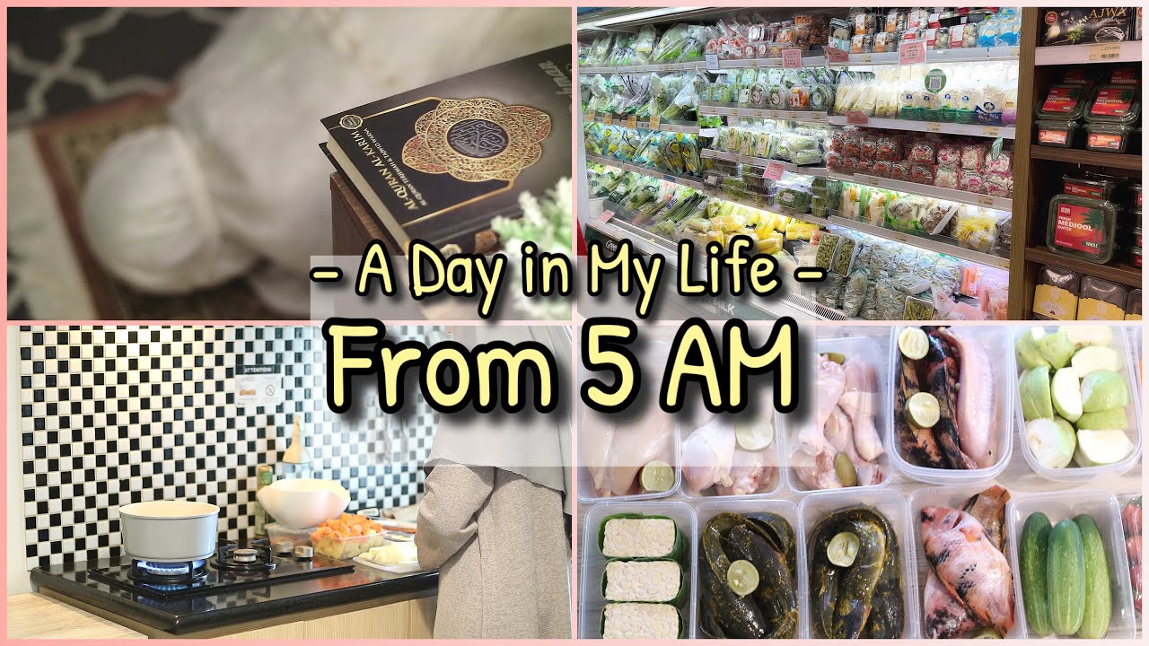VLOG| 5 AM MORNING ROUTINE - A DAY IN MY LIFE