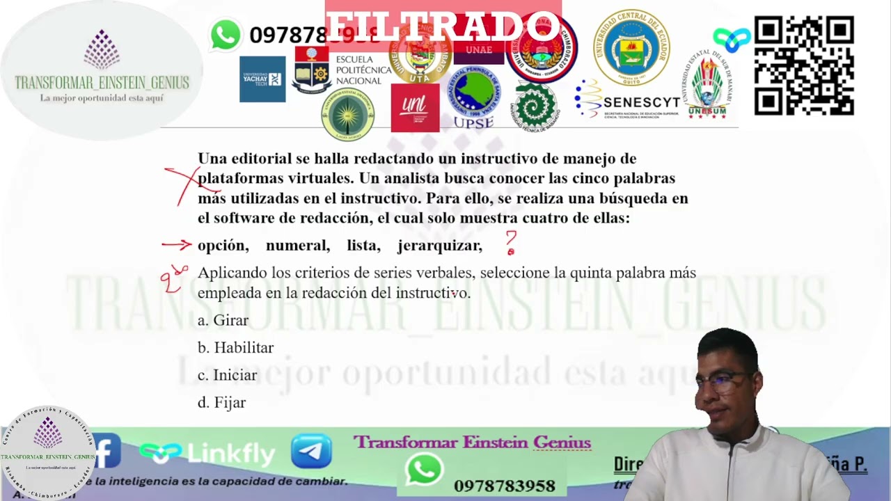 EJERCICIOS UNACH 2026 PII filtradas- Razonamiento
