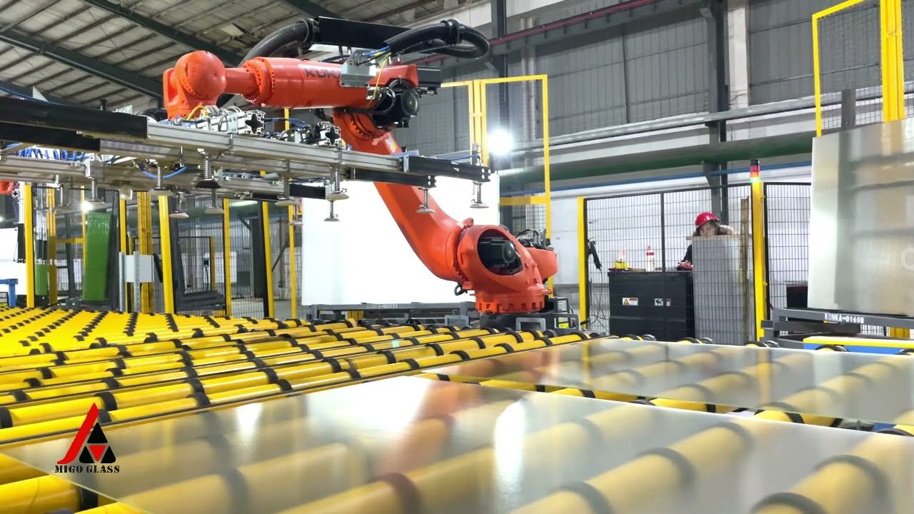 Solar glass production line, supplying solar glass for PV modules and thermal collectors