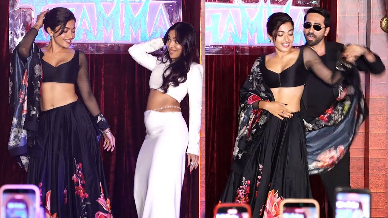 Rashmika Mandanna, Malaika Arora & Ayushmann Khurrana Dance 🔥 | #Thamma Music Album Launch
