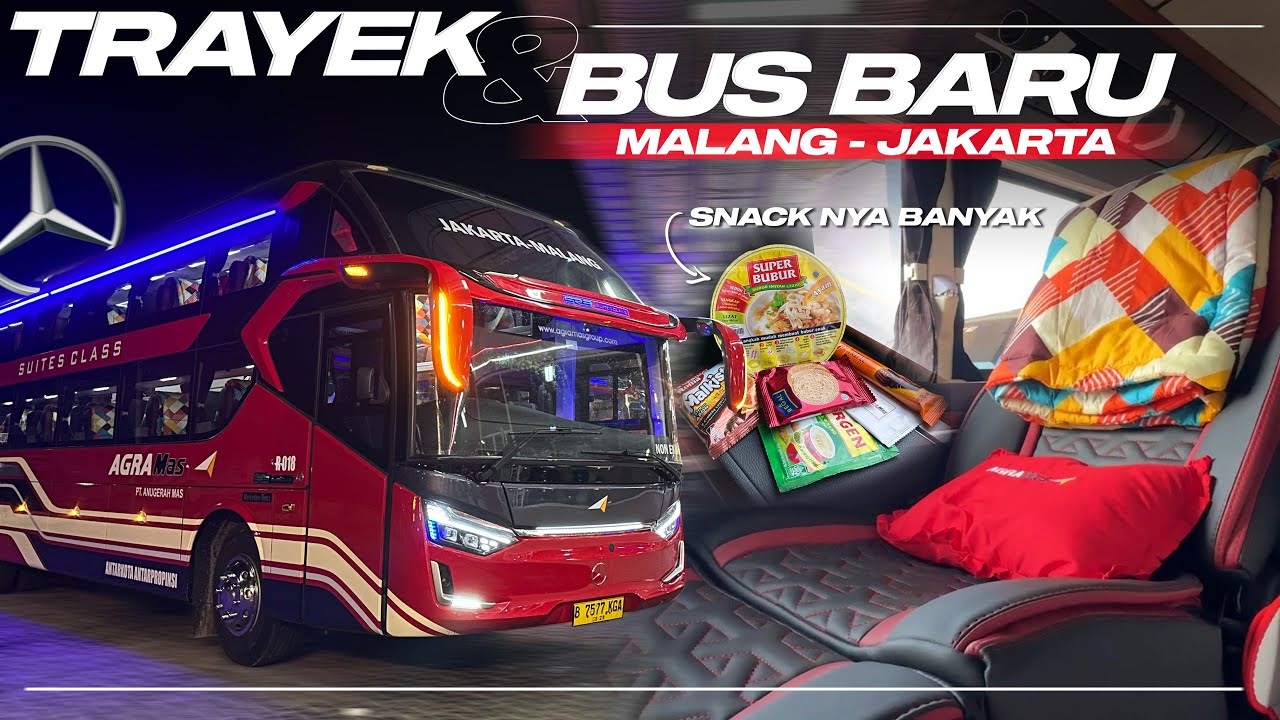 AKHIRNYA AGRA MAS MASUK MALANG, SERVICENYA GILA-GILAAN‼️Trip Malang - Jakarta with Agra Mas