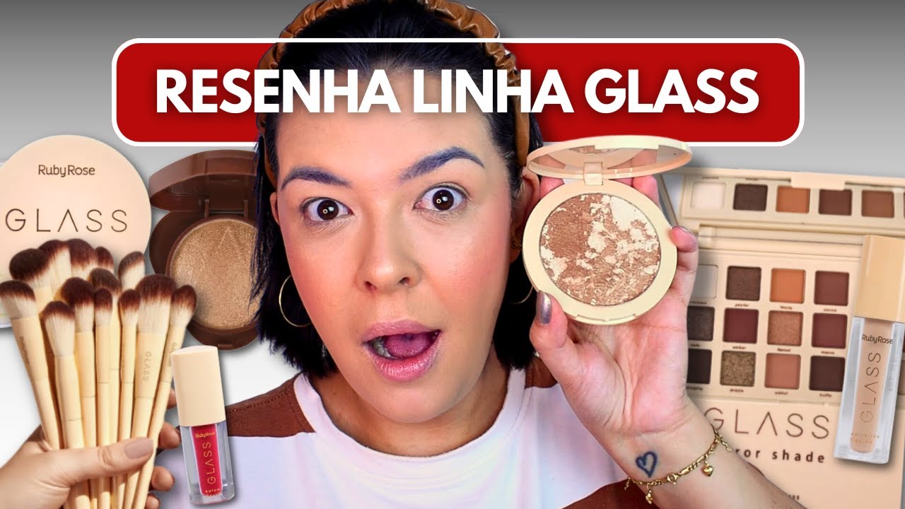 FULL FACE LINHA GLASS RUBY ROSE + 2 INSPIRAÇÕES COM A PALETA MIRROR SHADE | #jessiflix #rubyrose