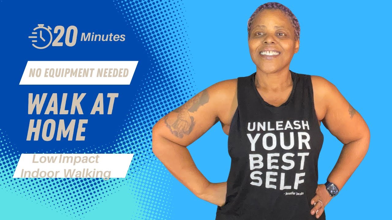 Burn Calories with 20 Minute WALKING Cardio at Home