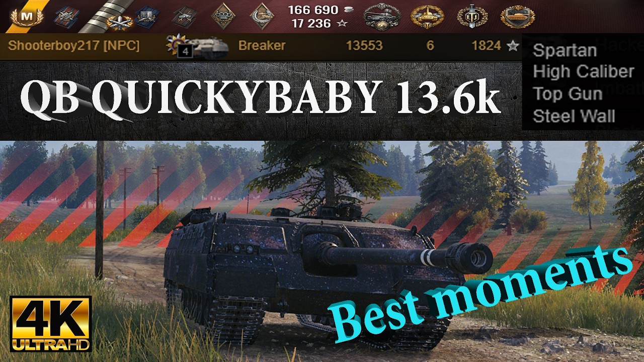 13.6K DMG! 😱 QUICKYBABY 3-MARKS THE AT-FV230 BREAKER! (6 KILLS) | World of Tanks Best Moments