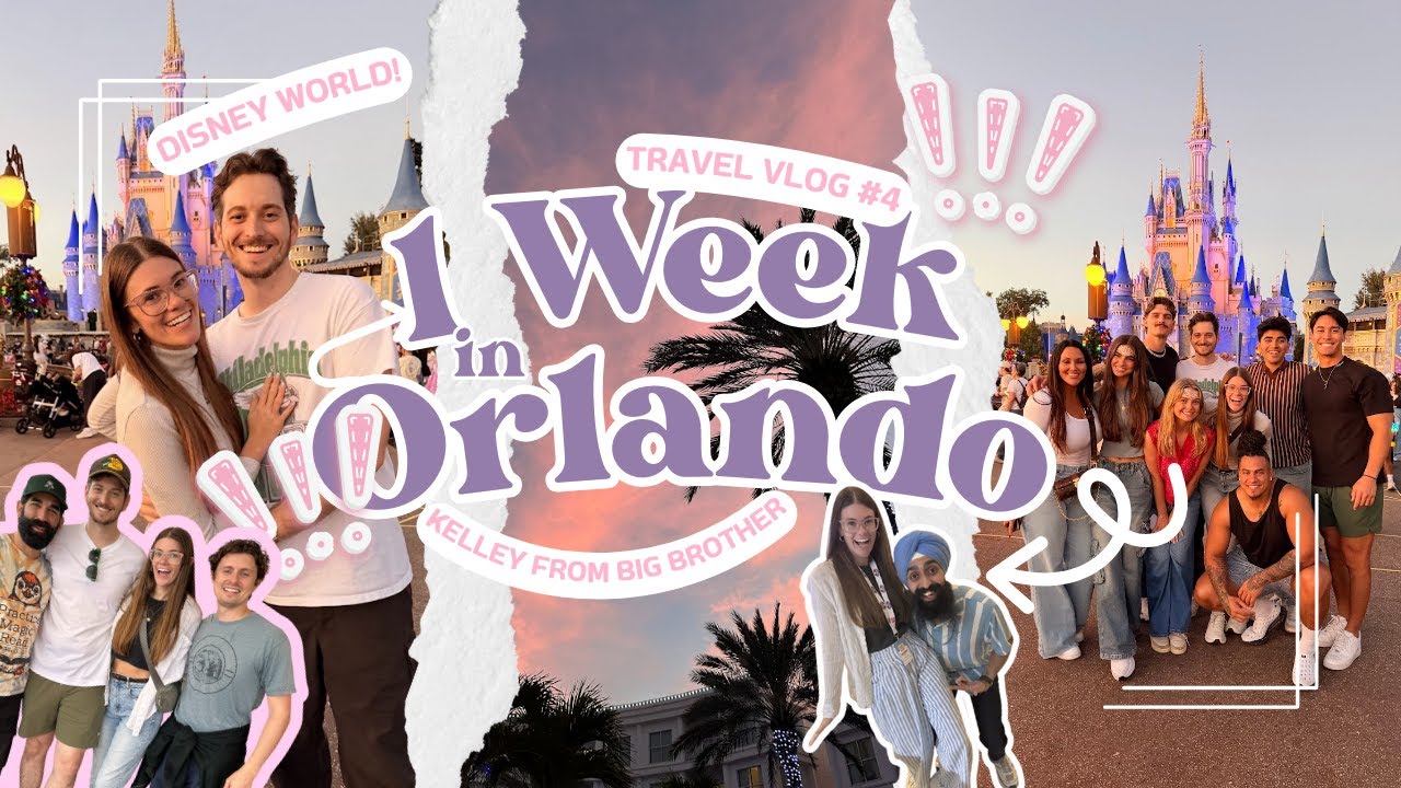 BIG BROTHER DISNEY DAY! Travel Vlog 3 - Orlando