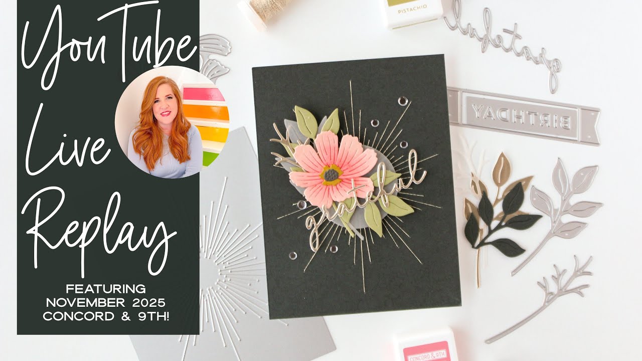 Carissa Crafts Live Featuring November 2025 Concord & 9th