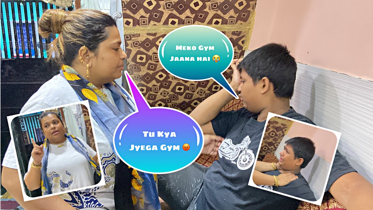 Ashraf Ne Kiya Roh Roh 😭 Ke Zidd Gym Jaane Ki | Tu Kya Karega Gym | Phele Khane Pai Control Kar 😡