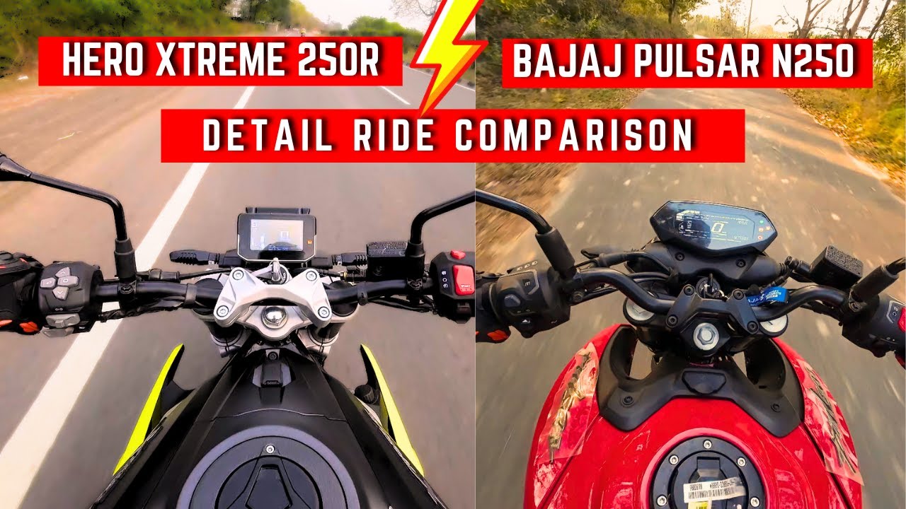 Finally 2026 Hero Xtreme 250R  Vs Bajaj Pulsar N250  Detail Ride Comparison .