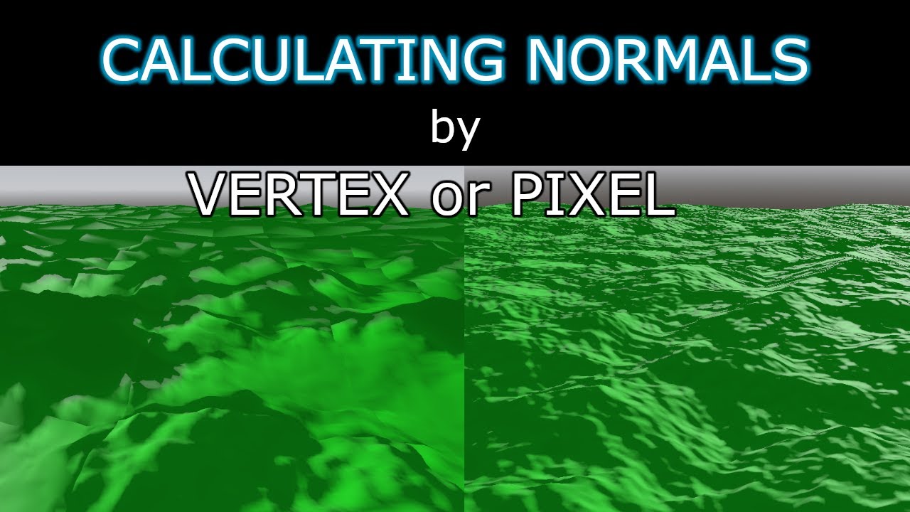 Calculating normals on the GPU for procedural terrain