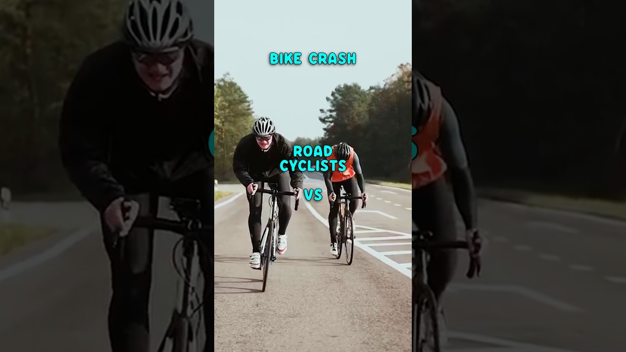 Падения на шоссейных велосипедах против падений на горных велосипедах #mtb