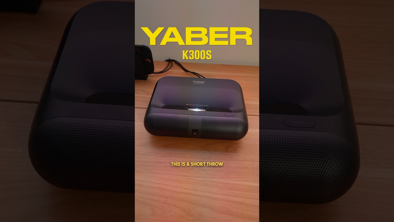 Affordable Short Throw Projector! (Yaber K300s)