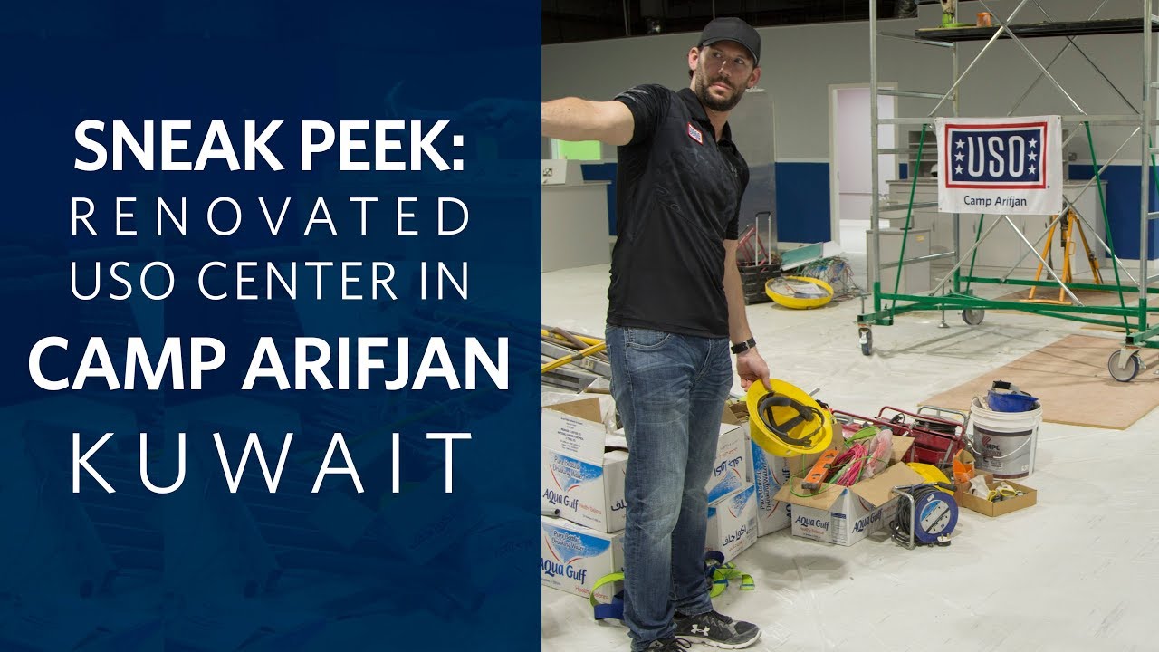 USO Cribs: Inside the Renovation at USO Camp Arifjan, Kuwait