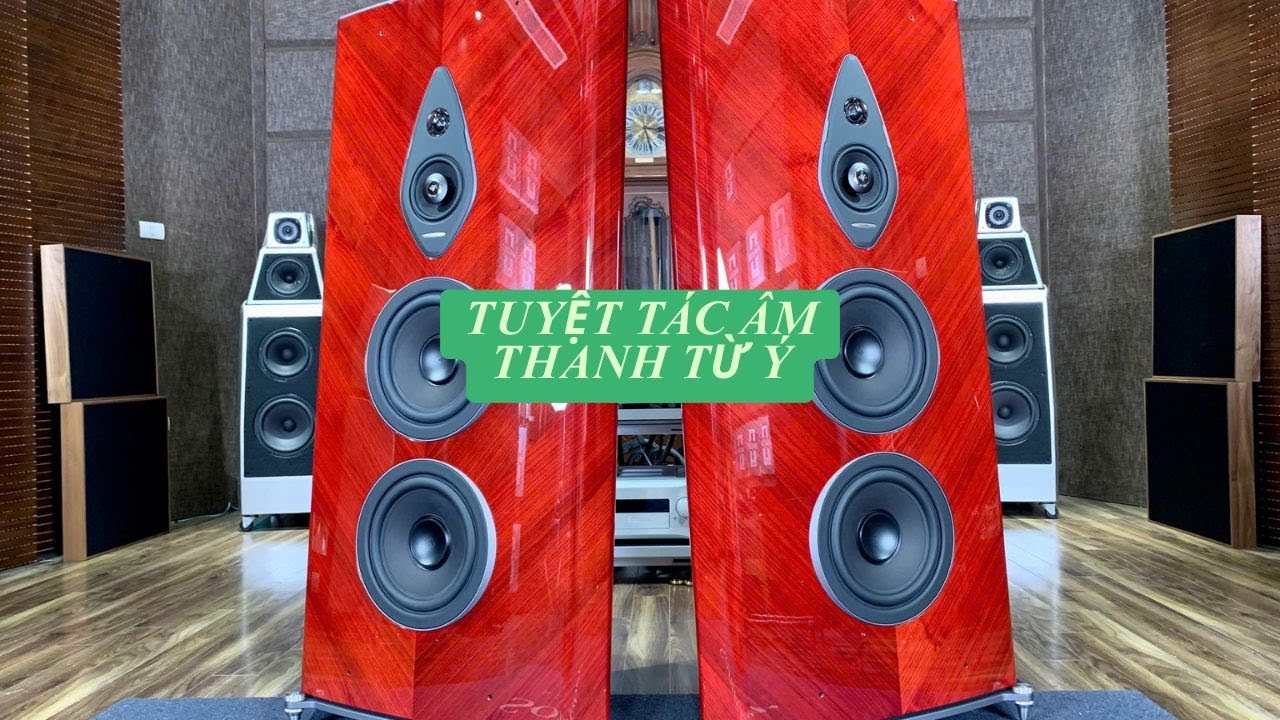 Mở hộp Sonus faber Stradivari G2 40th Anniversary Edition