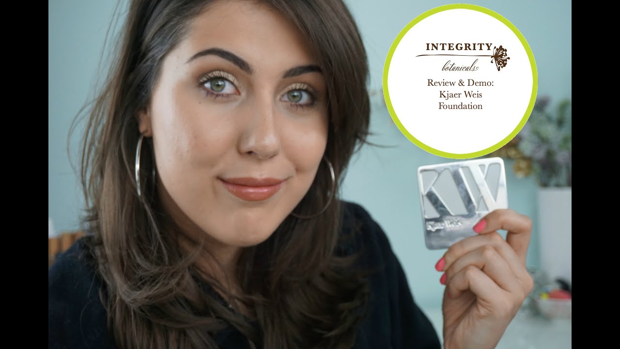 REVIEW & DEMO: KJAER WEIS FOUNDATION (+swatches!) | Integrity Botanicals