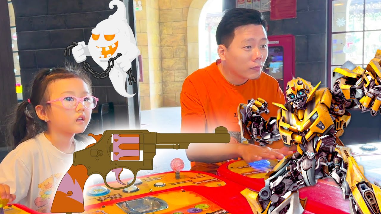 Changcady và Cam Cam trổ tài chơi game, vượt qua các thử thách