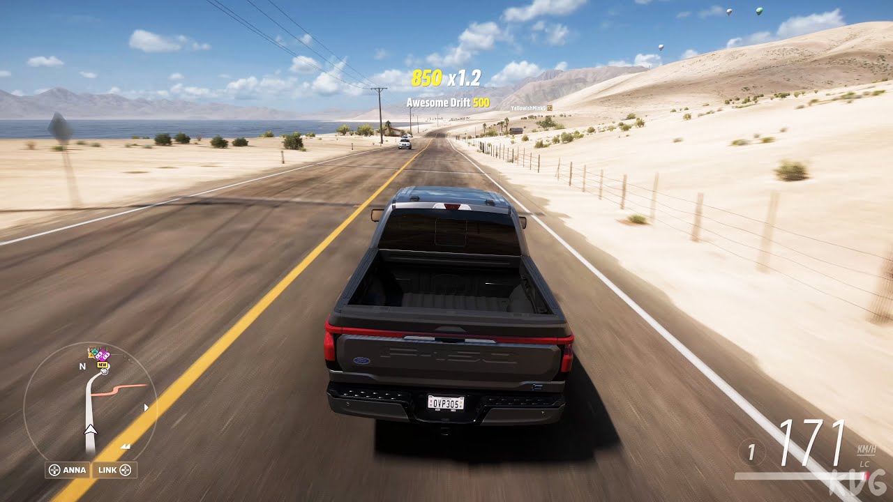 Forza Horizon 5 - Ford F-150 Lightning Platinum 2022 - Open World Free Roam Gameplay (UHD) [4K60FPS]