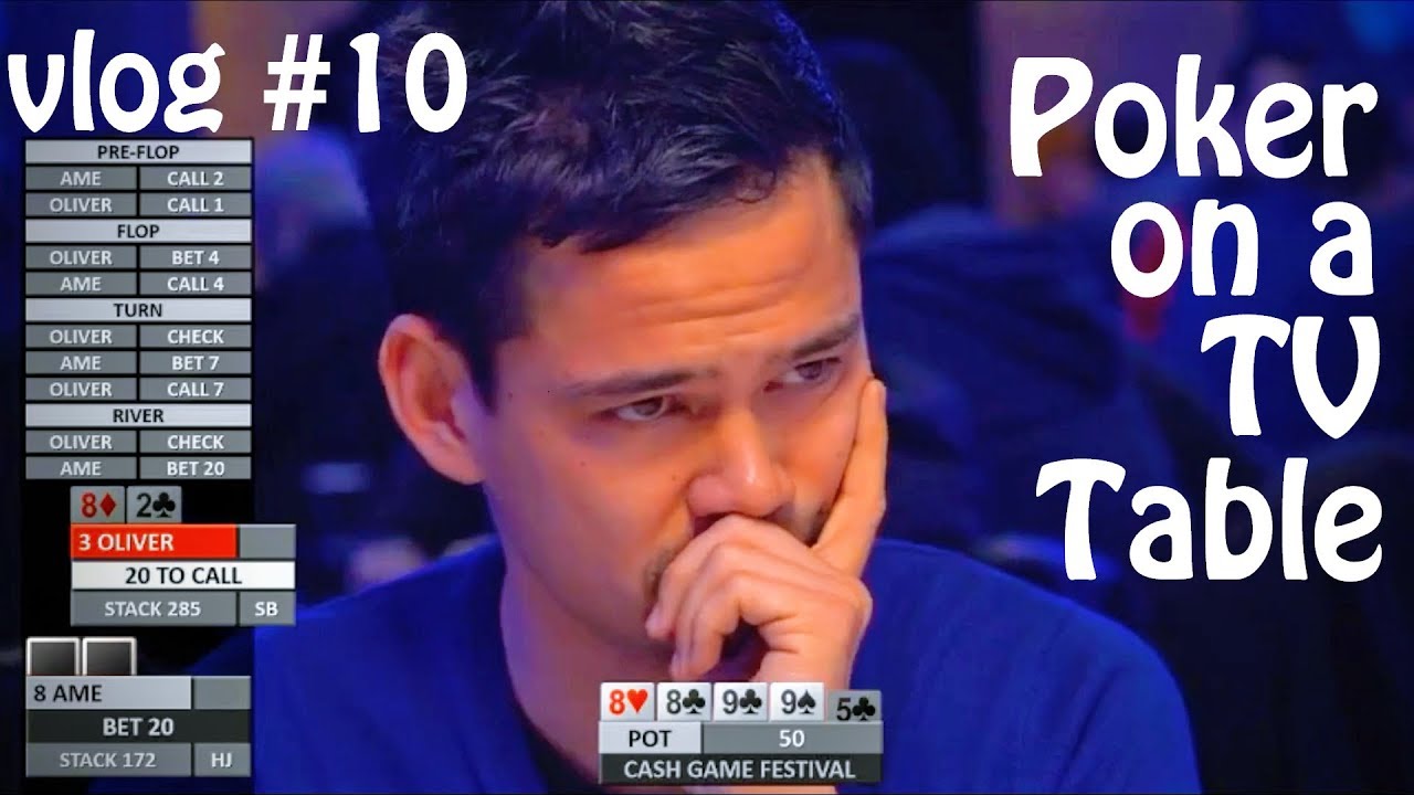 POKER VLOG on a TV TABLE in LONDON