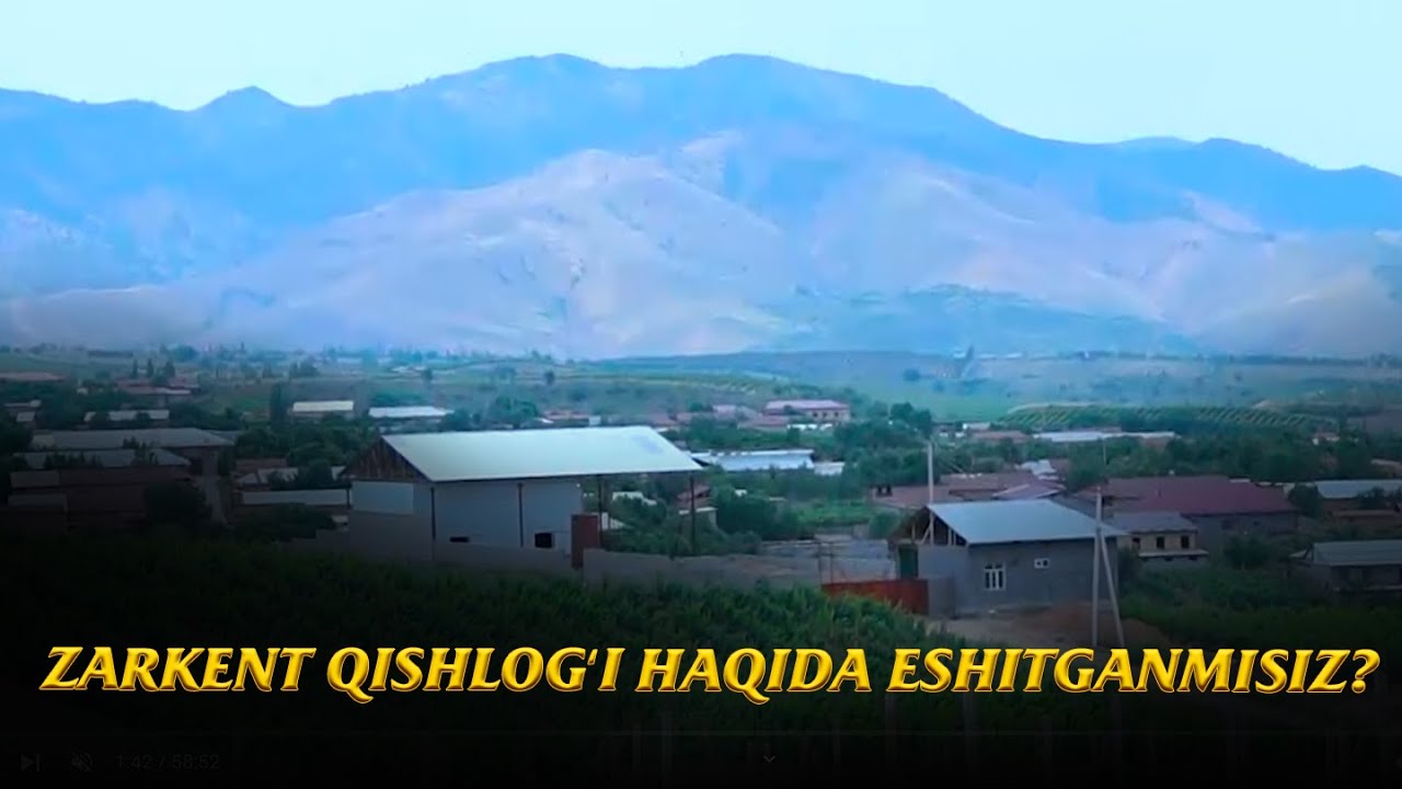 Zarkent qishlogʻi haqida eshitganmisiz? | Qadriyatlar beshigi ( 31.05.2025.)