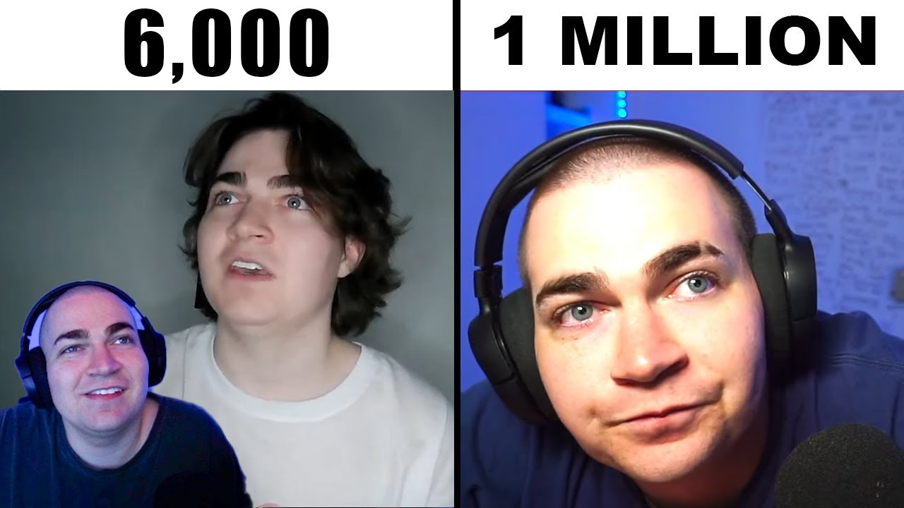 steak reacts to himself hitting 6k to 1m subscribers.. 🥹