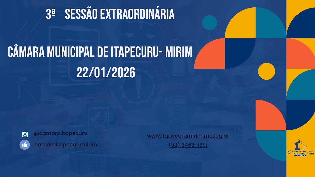 CÂMARA MUNICIPAL DE ITAPECURU-MIRIM 22/01/2026