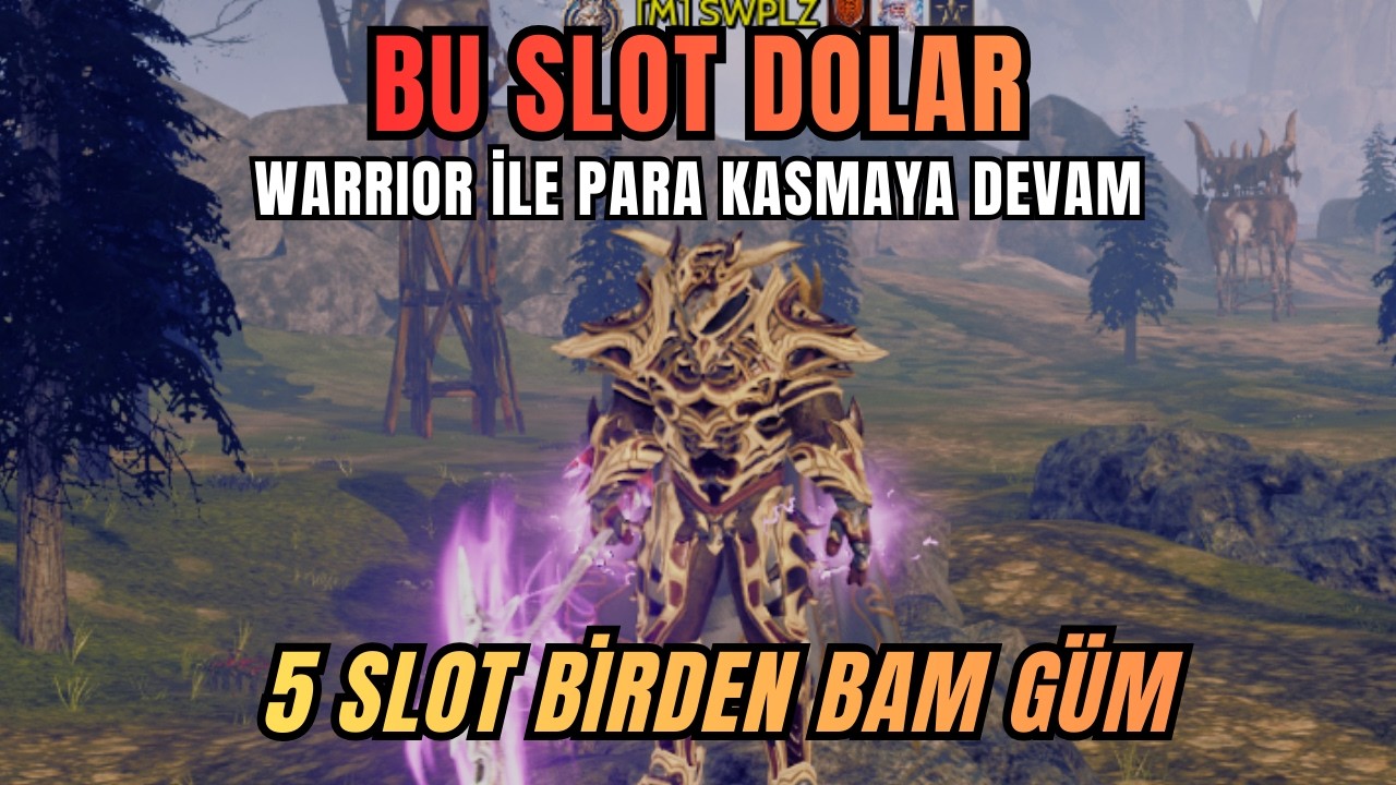 BU SLOT DOLAR | WARRİORLA HADDARDA MASRAFSIZ SÜPER FARM | SF YİNE GÜZEL! Rise Online Warrior Farm